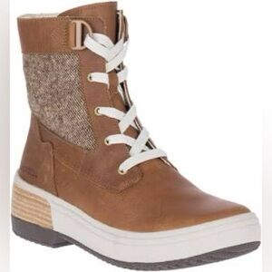 NEW Merrell Women's Haven Mid Lace Waterproof Boots Outdoor Winter Snow